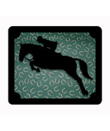 Hunter jumper equestrian horse green and black computer, laptop,iPad,  m... - £9.30 GBP