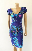 New Etro Beautiful Dress Sz 38 Blue Floral Dress Size 0 or 2  XS NWOT - £316.47 GBP