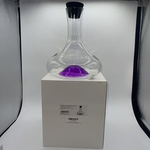 Lenox DKNY Urban Impressions Wine Decanter New With Box Purple Base - $40.00