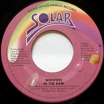 Whispers - Small Talkin&#39; / In The Raw [7&quot; 45 rpm Single, Solar Records 1981] - £4.54 GBP