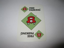 1988 Free Parking Board Game Piece: single Free Parking card - $1.00