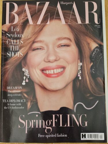 Bazaar Magazine Lea Seydoux April 2024 as new - $2.61