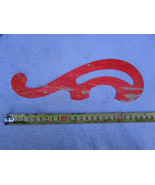VINTAGE SOVIET FRENCH CURVE RULER FOR PATTERNS DRAWING STENCIL MADE IN U... - $14.81 CAD