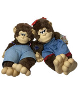 Vintage Applause Rubber Face Stuffed Chimpanzee Monkey Leon Rosie Plush ... - $2,002.76 MXN