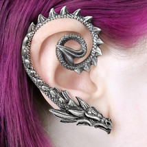 Alchemy Gothic Ostrogoth Dragon Earwrap Right Earring Pewter Ear Wrap E4... - $29.45