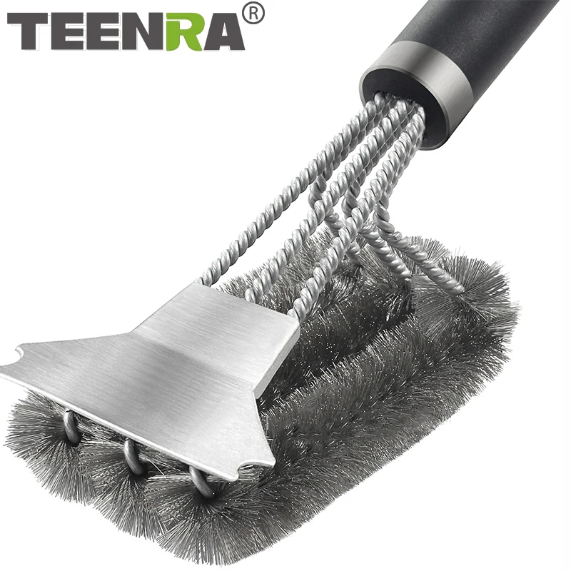 TEENRA Stainless Steel Barbecue Brush Stainless Steel Barbecue Cleaning Tool kit - £134.25 GBP