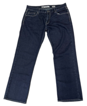 Men&#39;s 36R BKE Buckle Carter Dark Wash Blue Denim Jeans RN# 75720 - £19.88 GBP