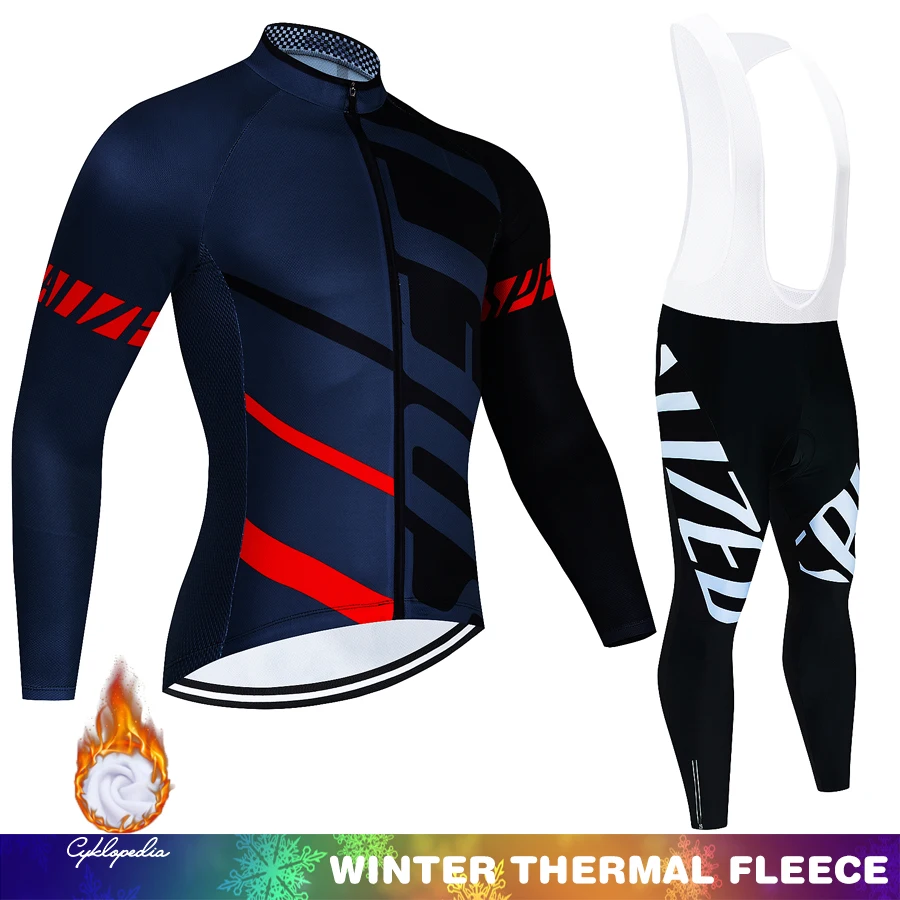 Sporting New 2022 Winter Fleece Pro Cycling  Set Mountian Bicycle Clothes Wear M - £48.06 GBP