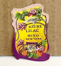 Beauty Product Azure Lilac King Co. Antique Label 1920-30s Mini 1.5 x 1 - $19.99
