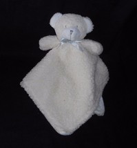 BLANKETS AND &amp; BEYOND WHITE TEDDY BEAR SECURITY BLANKET STUFFED PLUSH TO... - £26.54 GBP