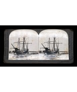 Antique Christopher Columbus Flagship Boat Santa Maria Keystone Stereovi... - $371.04 MXN