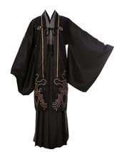 ZYHCOS Cosplay Costume Black Printing Kimono Halloween Suits (Small) - £63.67 GBP