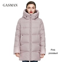 GASMAN 2022 Coat women warm hooded parka Women&#39;s winter jacket fall outw... - £107.01 GBP