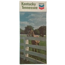 HM Gousha Kentucky Tennessee Map 1975 Edition Lithographed USA Travel Ep... - $7.87