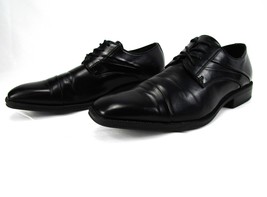 Joseph Abboud Mens U.S. Sz 10 M  Cap Toe Dress Shoe Black Oxford EUR 43 Footwear - £23.86 GBP