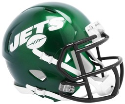 * Sale * New York Jets Nfl Speed Mini Football Helmet - Ships Fast! - £24.33 GBP