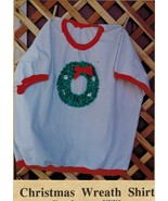 Ugly Christmas Wreath Sweatshirt TShirt Among Country Friends Sew Patter... - $11.99