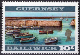 ZAYIX Guernsey 22a MH Perf 13 1/2 x 13 Sailboats Harbor 071423S196 - £21.33 GBP