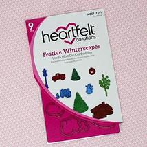 Bundle Heartfelt Creations Dies+Stamps, Festive Winterscapes Collection, HCD1731 - £39.27 GBP