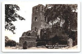 RPPC Ruins Of Cathedral Old Panama Postcard C34 - £7.80 GBP