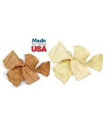 Rawhide Chips for Dogs Natural or Chicken Flavors - Bulk Packs Made in t... - £10.81 GBP+