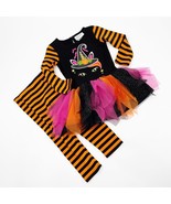 Emily Rose Girls Fall Halloween Tunic Dress Leggings 2 Piece Set SZ 18 M... - $364.41 MXN