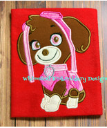 Skye Paw Patrol Applique Machine Embroidery Design - $4.00