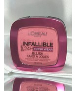 Loreal Infallible 24H Fresh Wear Blush #10 Confident Pink Pressed Powder - $21.08 CAD