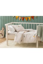 Lamb Cotton Unisex Baby Duvet Cover Set 100x150 Cm Beige - $56.00