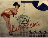 Lucky Lana Pin Up Nose Art Aviation Planes Airplane  Decorative Metal Sign - $39.55