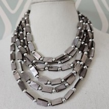 Abalone Beaded Multi Strand Fashion Necklace - $47.51