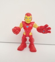 Playskool Marvel Super Hero Adventures IRON MAN figure red/yellow/blue Avengers - £3.09 GBP