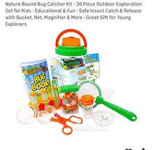 Nature Bound Bug Catcher Kit - 20 Piece Outdoor 5.63 inches, Multicolor - $39.48