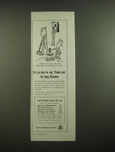 1955 Bell Telephone System Ad - It&#39;s so nice to say Thank you by Long distance - £14.60 GBP