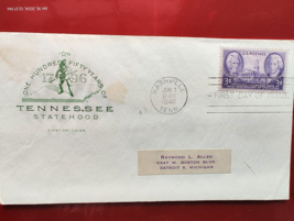 US FDC First Day of Issue cover 150th anniversary of Tennessee statehood... - £7.71 GBP