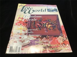 Tole World Magazine February 2001 12 Fabulous Florals, Design Details series - £7.87 GBP