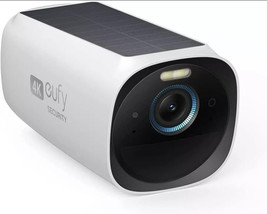 eufy S330 eufyCam 3 4K Outdoor Security Camera Wireless W/ Solar Panel S... - £88.39 GBP