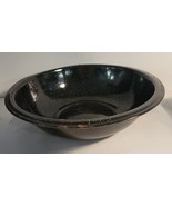 Graniteware Enamel Black w White Specks 12.5&quot; Bowl/Pan - $41.16 CAD