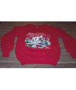 Vintage 1980&#39;s USPS Postal Service Christmas Holiday Elves Crew Sweatshirt - $101.55 CAD