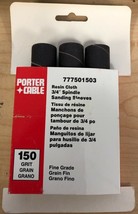 Porter Cable 3/4&#39;&#39; x 4.5&#39;&#39; 150 Grit Spindle Resin Cloth Sanding Sleeve (... - £4.49 GBP