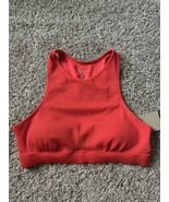 Nike Swim Elevated Essential Women&#39;s High-Neck Bikini Top Red Size Large - $570.01 MXN