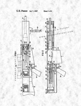Anti-armor Gun Patent Print - Gunmetal - $7.95+