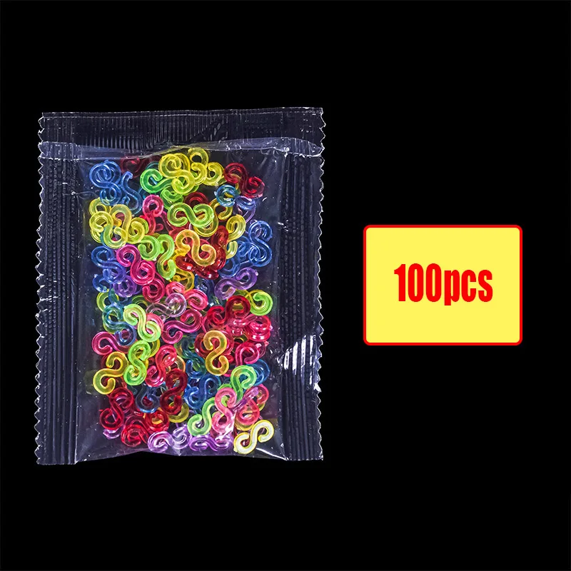 600 Elastic Different Colors Rubber Loom Bands Bracelet Children s -100pcs - $4.54 CAD