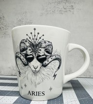 Williams Sonoma Rory Dobner Zodiac Porcelain Mug Aries White 4.5&quot;H - £18.56 GBP