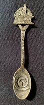 Cedar Point Amusement Park Pewter Souvenir Spoon By Gish w/TRAIN &amp; Ferris Wheel - £7.50 GBP