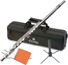 Nickel Cecilio Closed Hole C Flute, Beginner/Intermediate Flute For Children In - £46.97 GBP