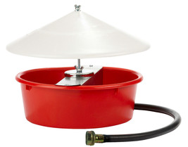 Little Giant Automatic Poultry Waterer with Cover (5 qt) For Adult Poultry Birds - £48.99 GBP