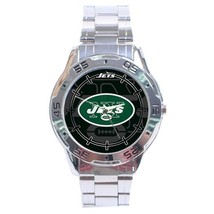 New York Jets NFL Stainless Steel Analogue Men’s Watch Gift - £23.98 GBP