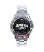 Philadelphia Eagles NFL Stainless Steel Analogue Men’s Watch Gift - £23.59 GBP
