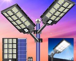 Solar Street Lights Outdoor - Solar Parking Lot Lights Commercial 3000W ... - £365.38 GBP